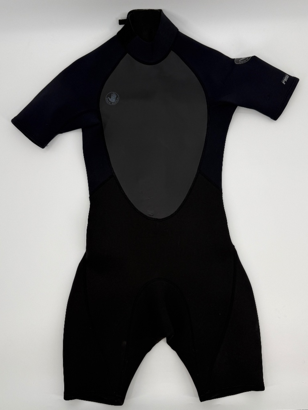 Body Glove 2mm Shorty Springsuit Wetsuit Short Sleeve Surf Dive Black Gray Men M